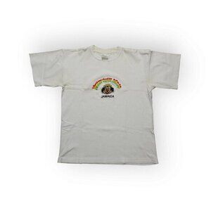 Vintage Mickey Mouse Embroidered‎ Gone Dread Jamaica T Shirt Mens Medium